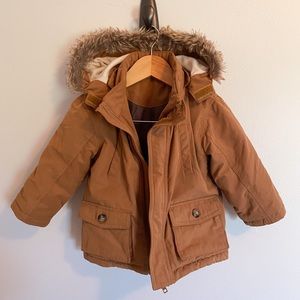 H&M Toddler parka, brown, HM 12-18 month